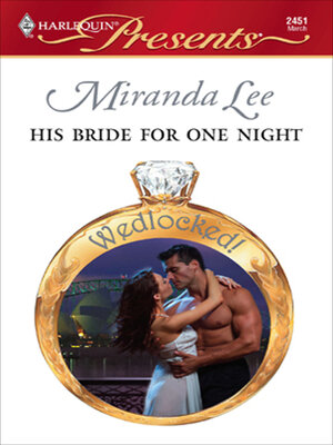 cover image of His Bride for One Night